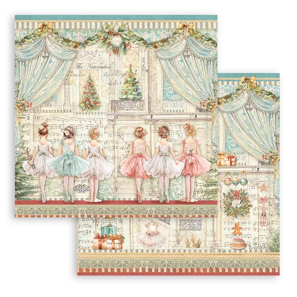 Stamperia Double-Sided Paper Pad 8x8 - The Nutcracker