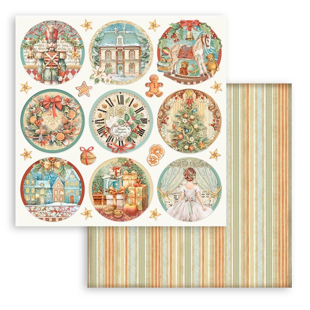 Stamperia Double-Sided Paper Pad 8x8 - The Nutcracker