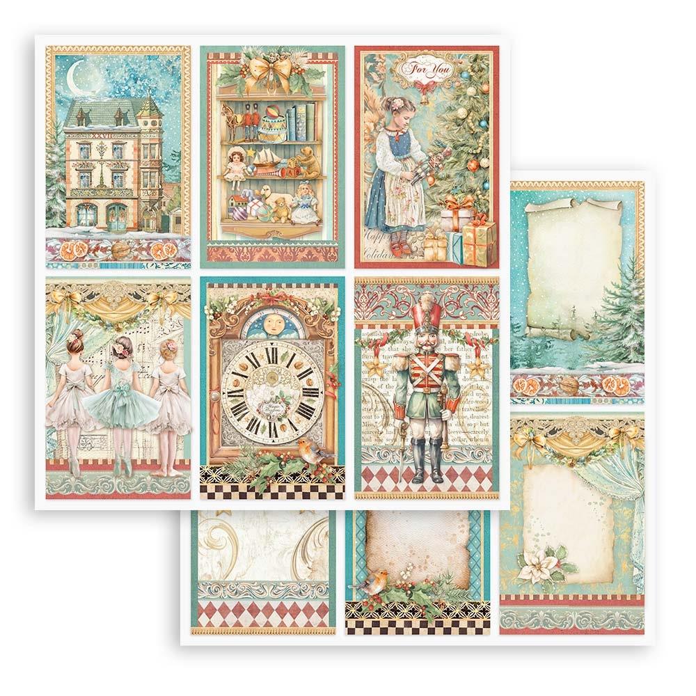 Stamperia Double-Sided Paper Pad 8x8 - The Nutcracker