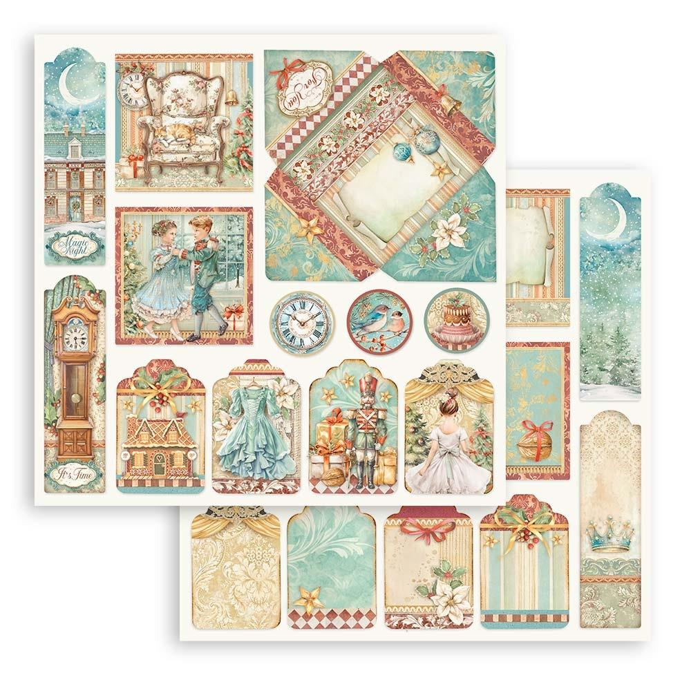 Stamperia Double-Sided Paper Pad 8x8 - The Nutcracker