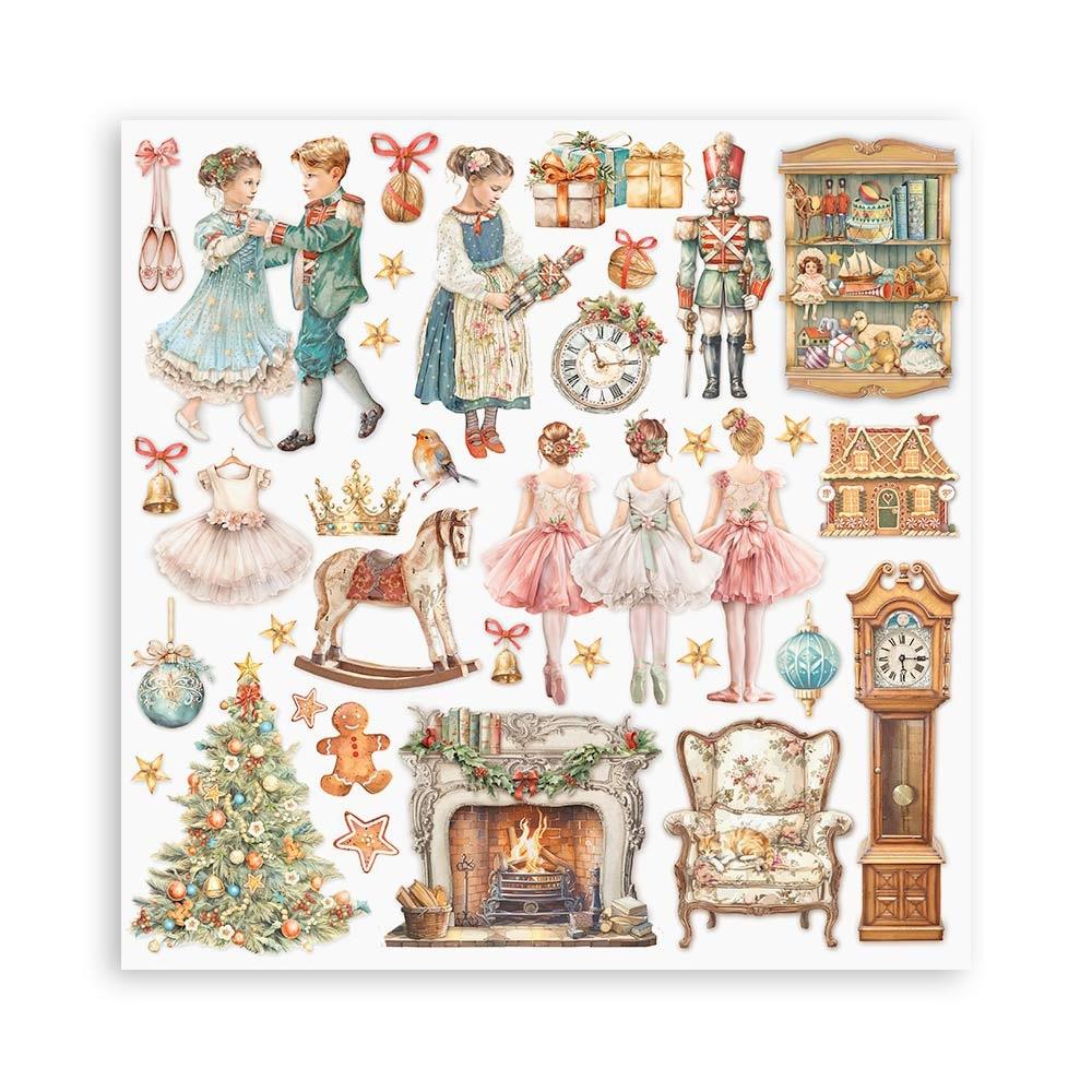 Stamperia Double-Sided Paper Pad 8x8 - The Nutcracker