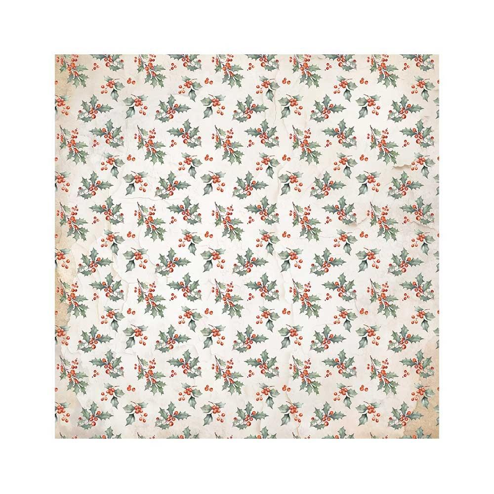 Stamperia - Polyester Fabric 12X12 4 pack - Gear Up For Christmas