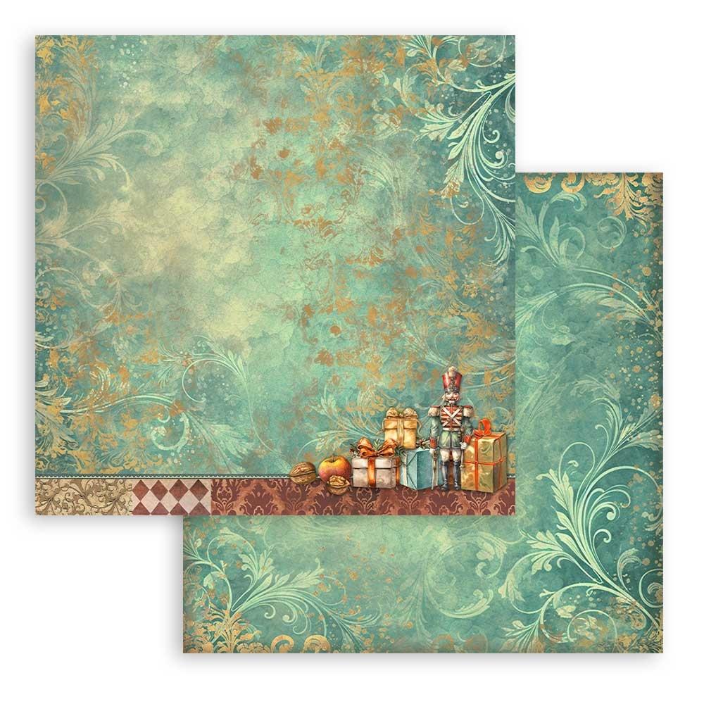 Stamperia Backgrounds Double-Sided Paper Pad 8x8 - The Nutcracker