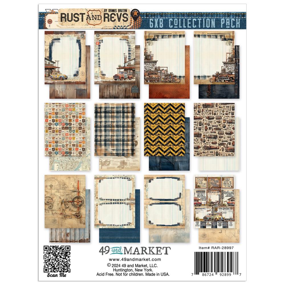 49 & Market Collection Pack 6x8 - Rust And Revs