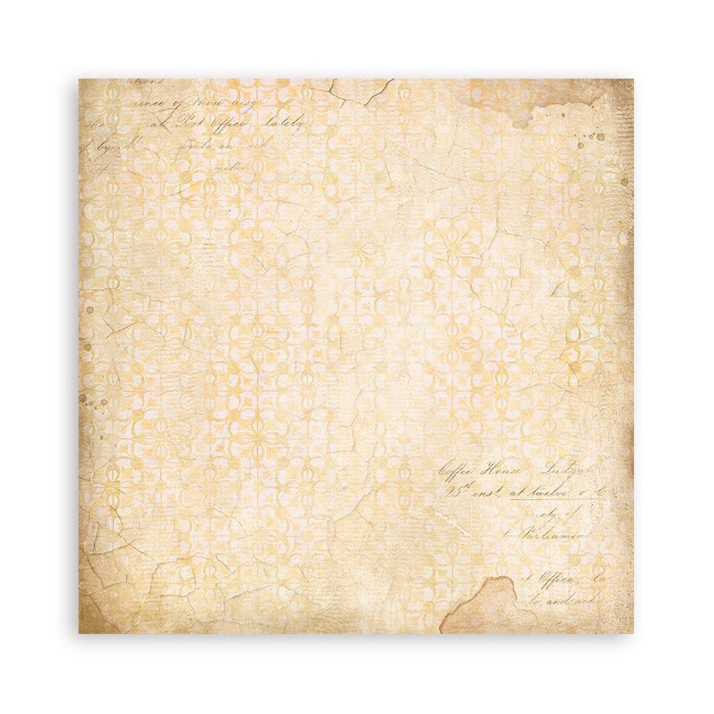 Stamperia Single-Sided Paper Pad 12x12 - Golden Harmony