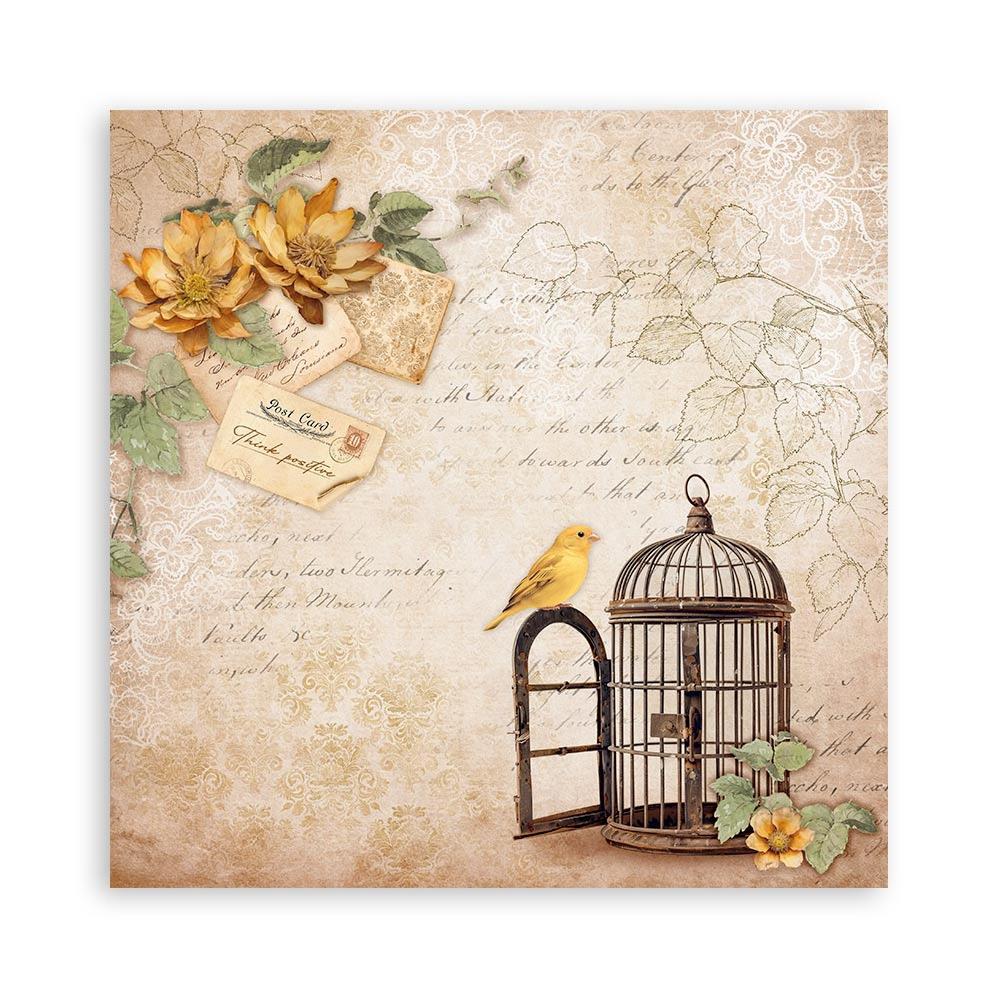 Stamperia Single-Sided Paper Pad 12x12 - Golden Harmony