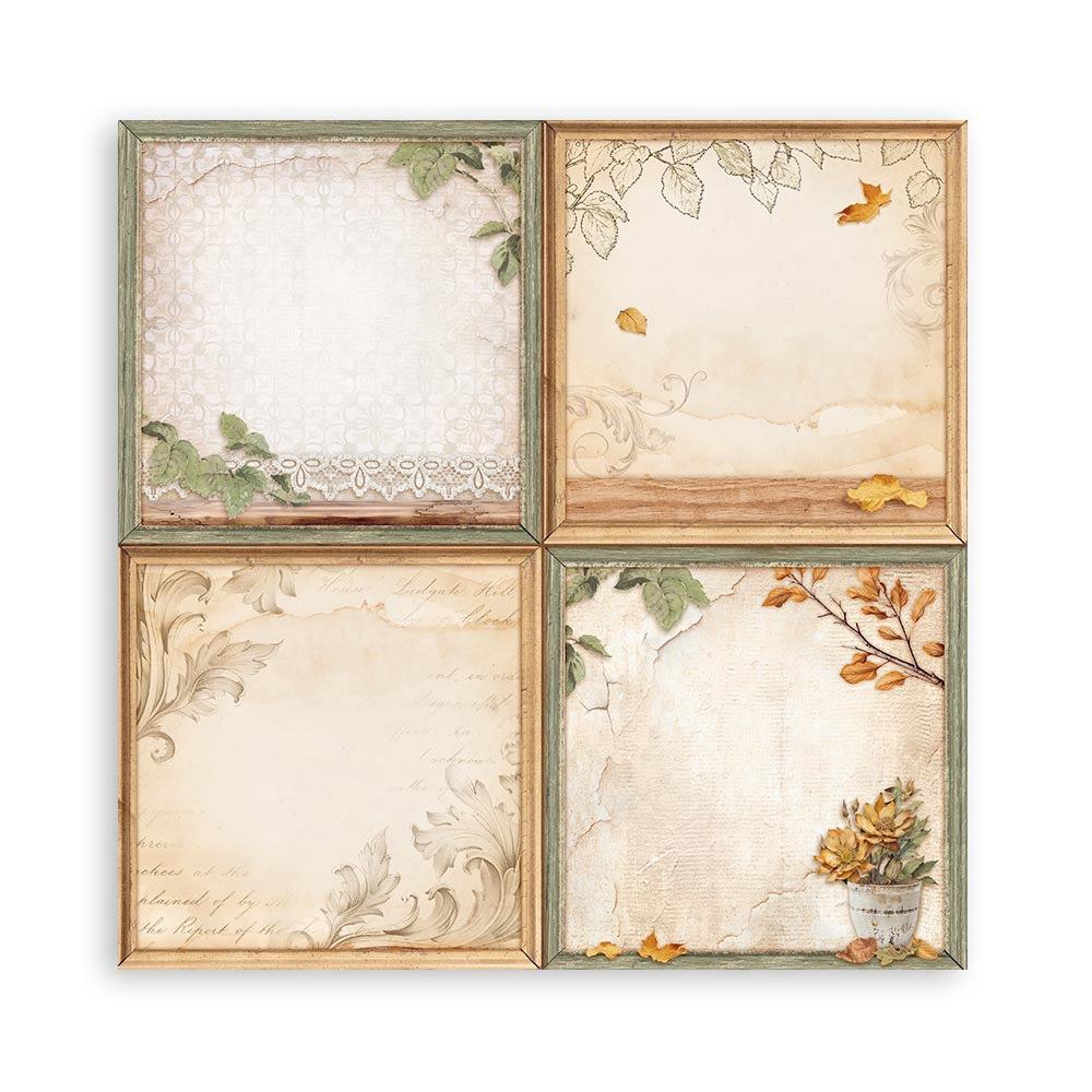 Stamperia Single-Sided Paper Pad 12x12 - Golden Harmony