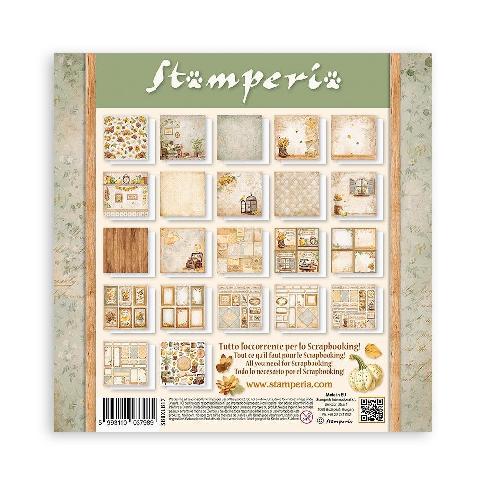 Stamperia Single-Sided Paper Pad 12x12 - Golden Harmony