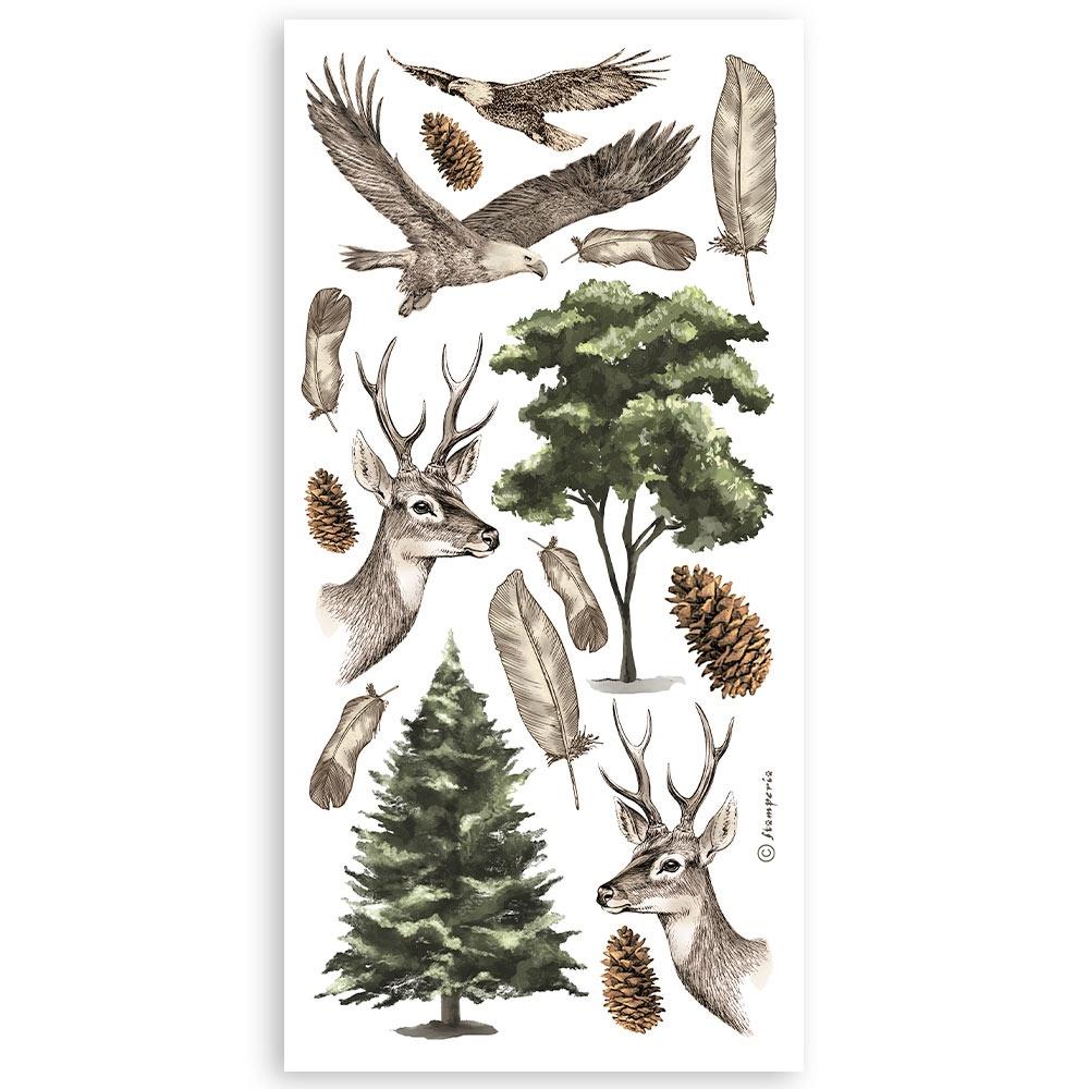 Stamperia Double-Sided Paper Cut-Outs - Forest