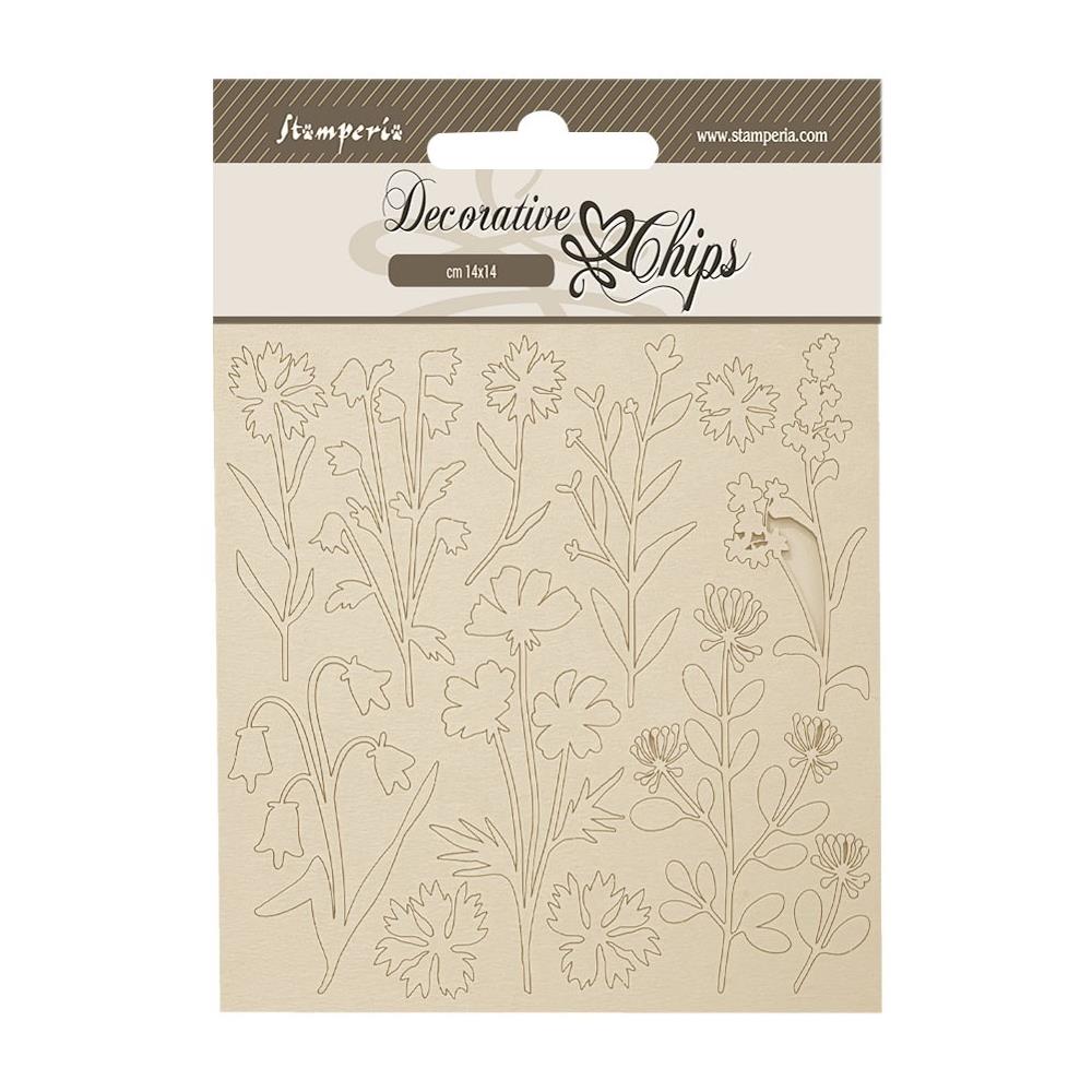 Stamperia Decorative Chips - Forest Flowers