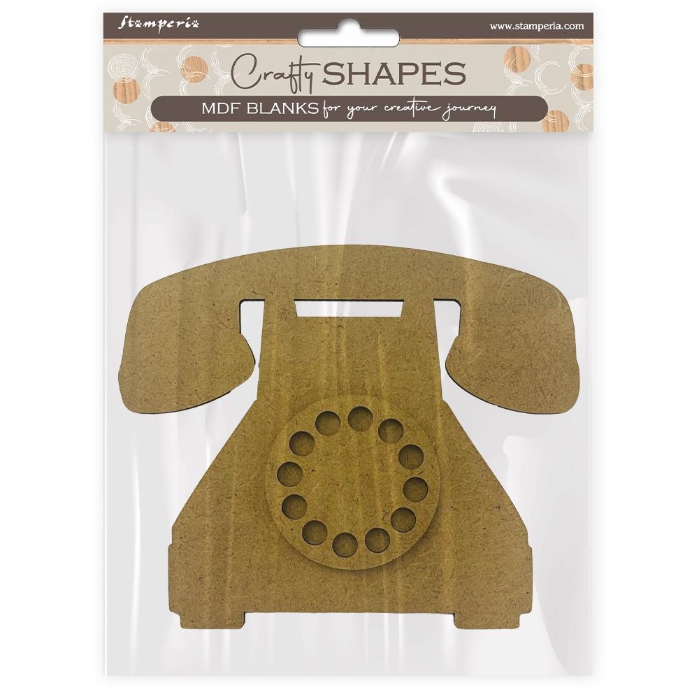 Stamperia Crafty Shapes - Golden Harmony Telephone