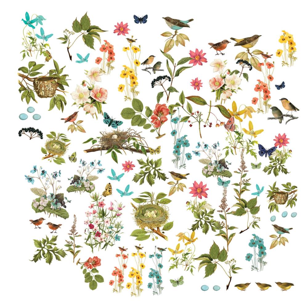 49 And Market  Laser Cut Outs - Wildflower Birdsong