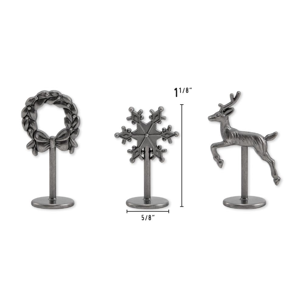 Idea-Ology Metal - Figure Stands Christmas Noel