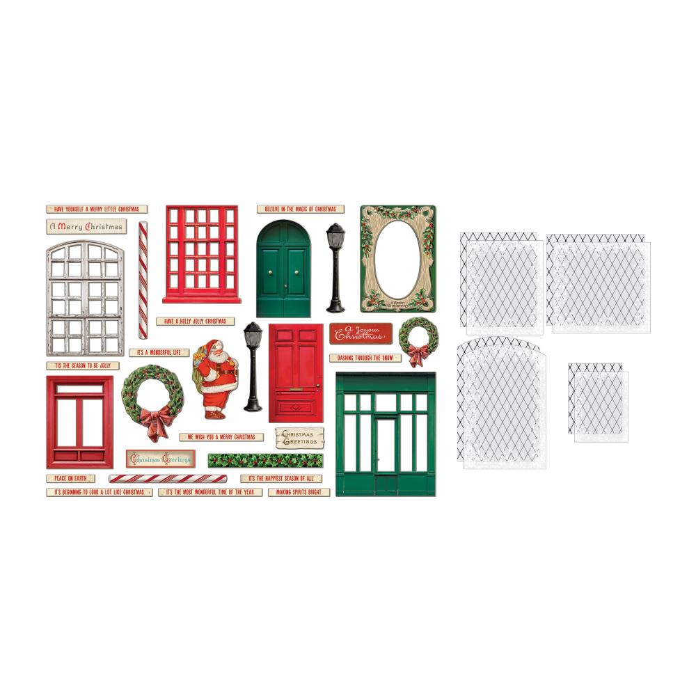 Tim Holtz Idea-Ology Baseboards + Transparencies - Christmas 2024