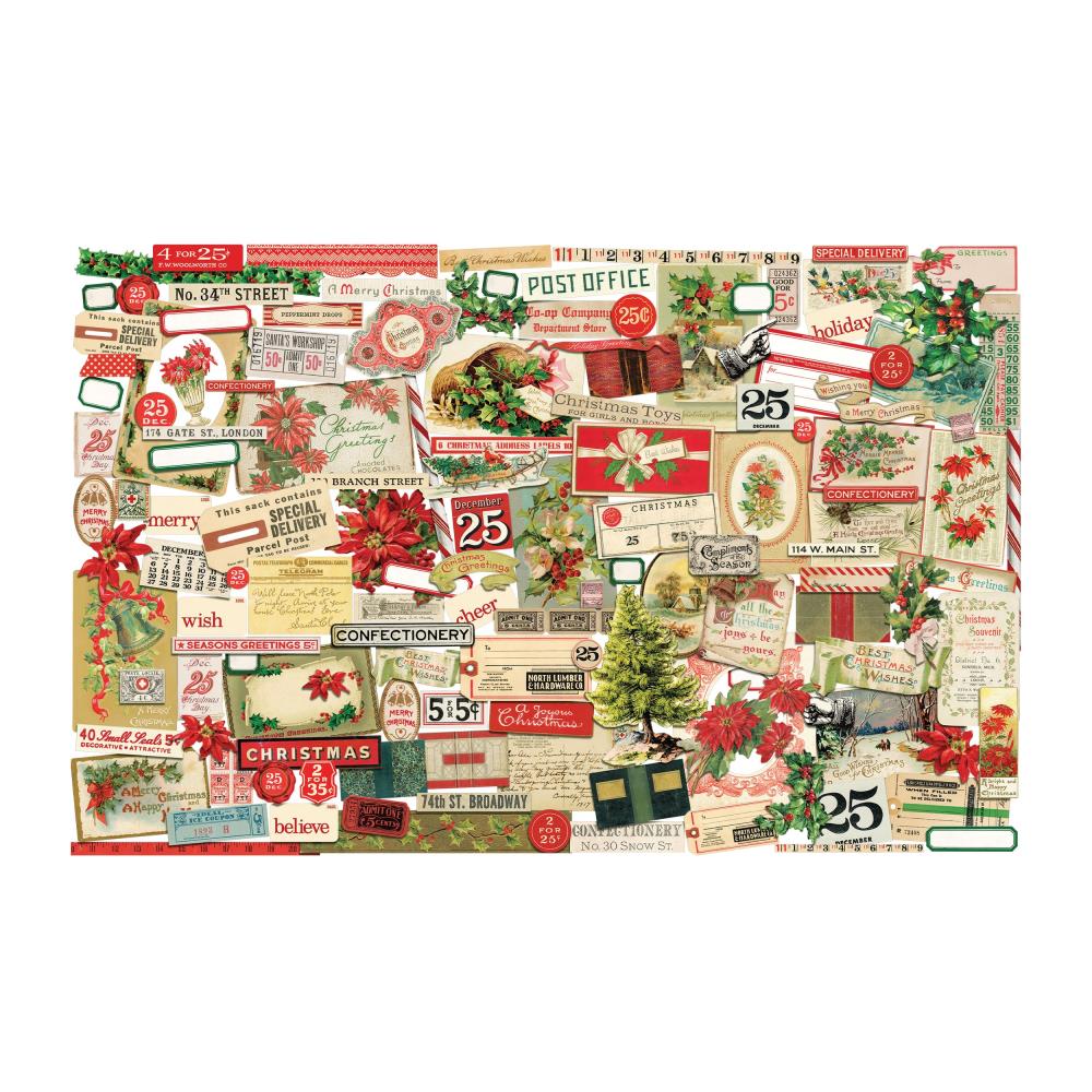 Tim Holtz Idea-Ology Layers - Ephemera Pack Christmas 2024