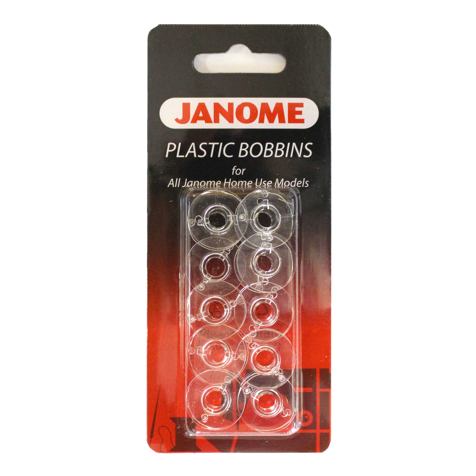 Janome Plastic Bobbins - 10Pk