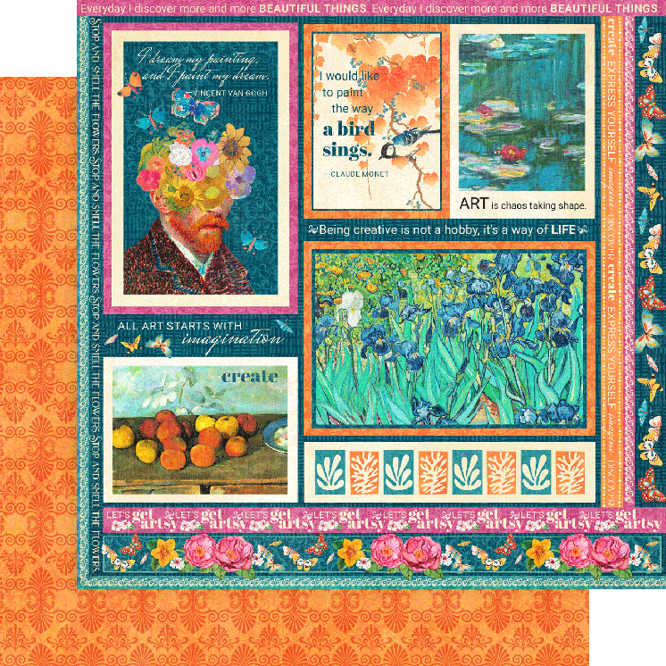 Graphic 45 - Collection Pack 12x12 - Let's Get Artsy