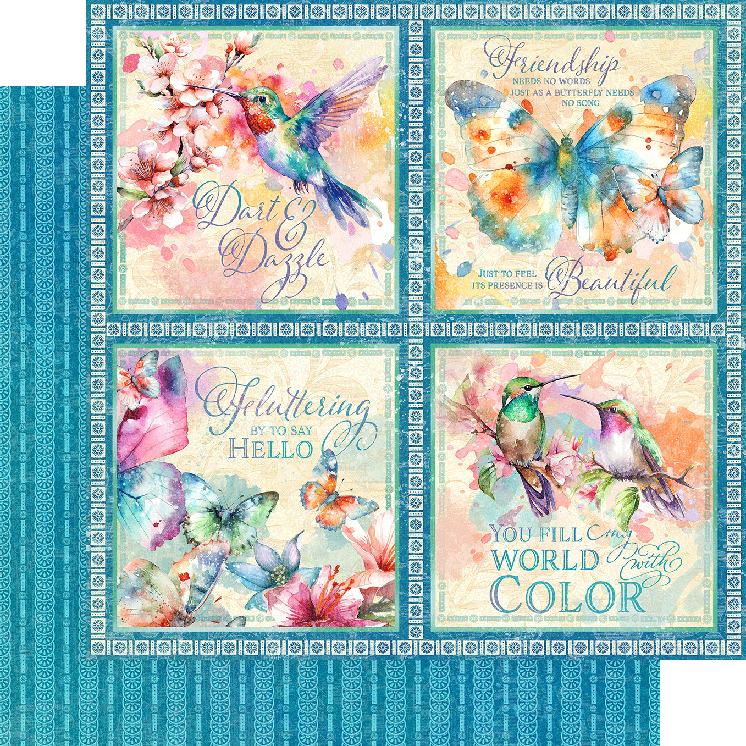 Graphic 45 - Collection Pack 8x8 - Flight of Fancy