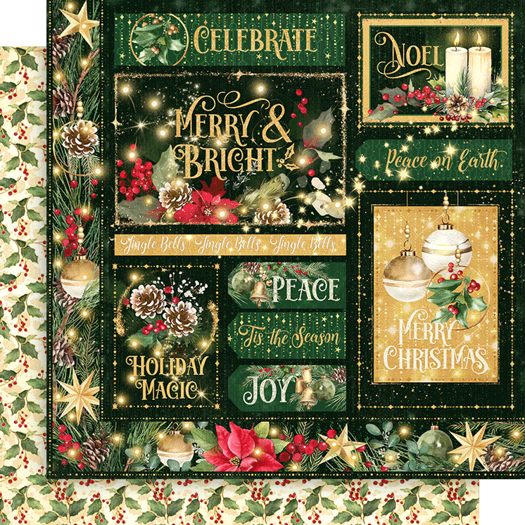 Graphic 45 - Collection Pack 8x8 - Merry & Bright