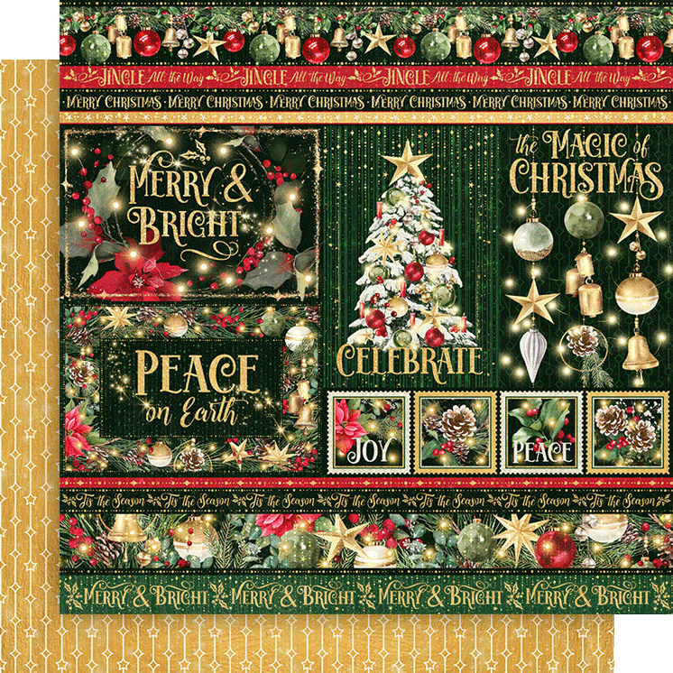 Graphic 45 - Collection Pack 8x8 - Merry & Bright