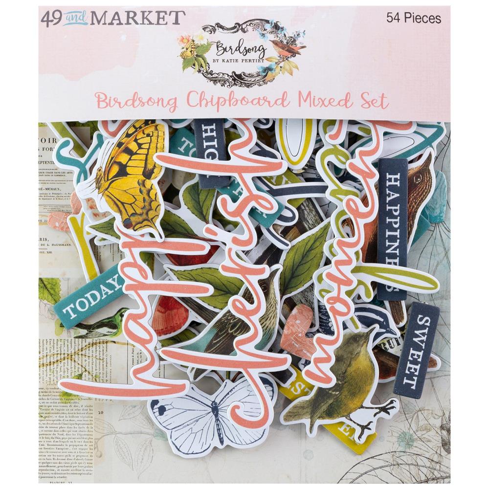 49 And Market Chipboard Set - Birdsong