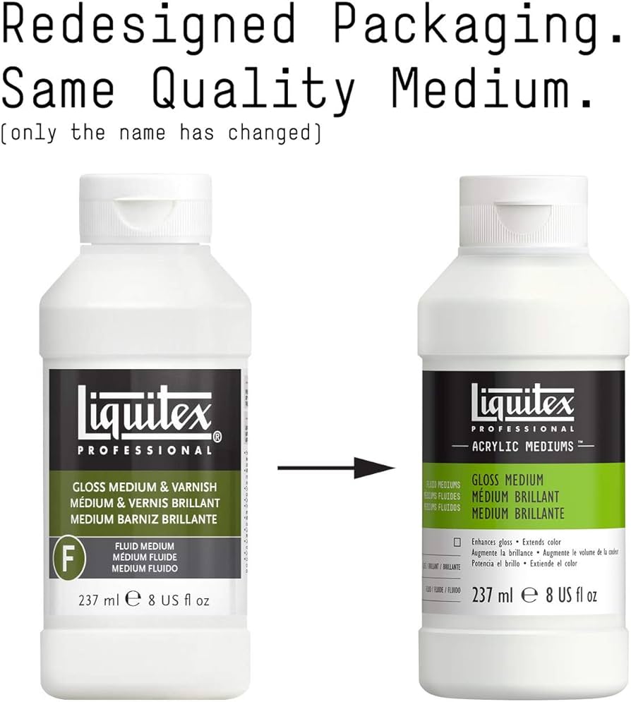 Liquitex - Gloss Acrylic Fluid Medium & Varnish 237ml