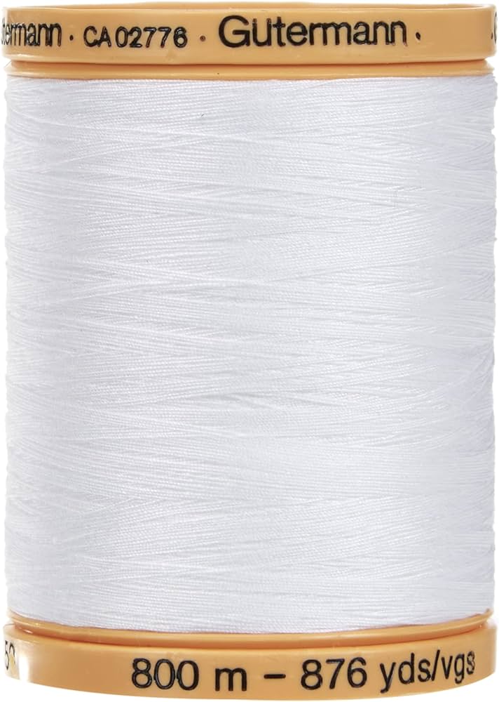 Gutermann Natural Cotton Thread Solids 876yd - White