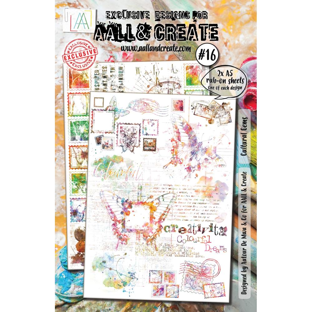 AALL And Create A5 Rub-Ons - Cultural Gems