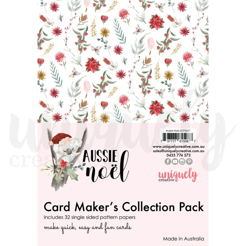 Uniquely Creative - Aussie Noel Card Makers Collection Pack
