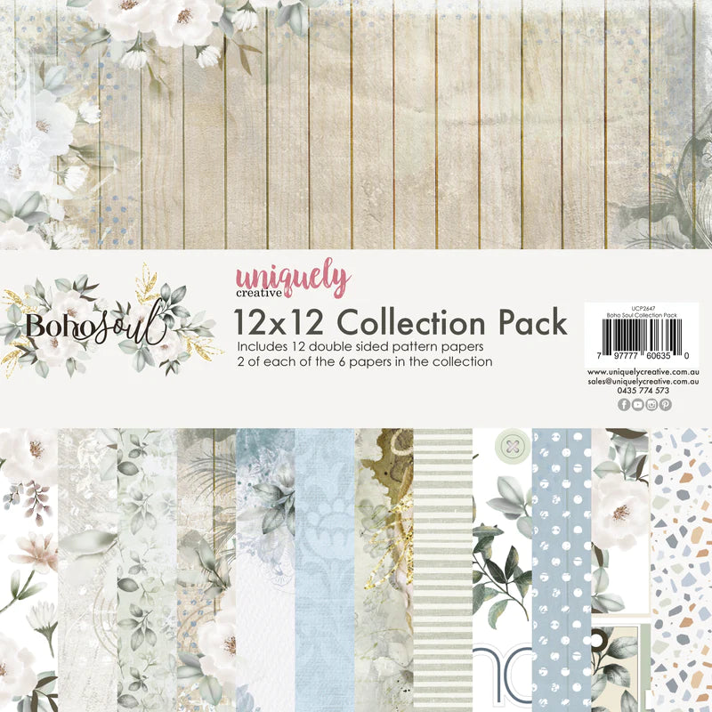 Uniquely Creative - 12x12 Collection Pack - Boho Soul