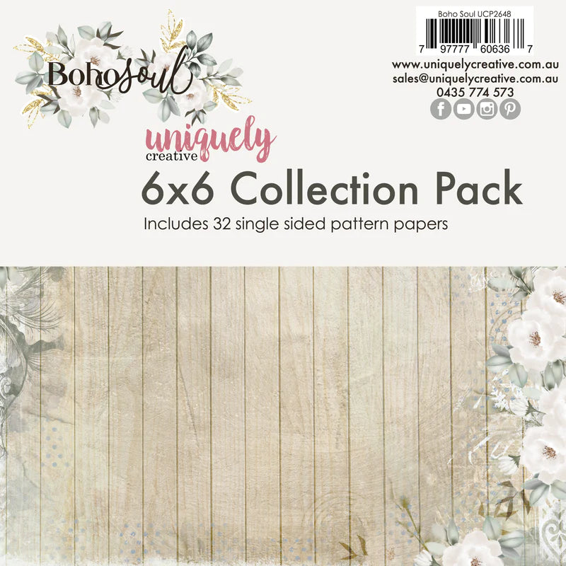 Uniquely Creative - 6x6 Collection Pack - Boho Soul
