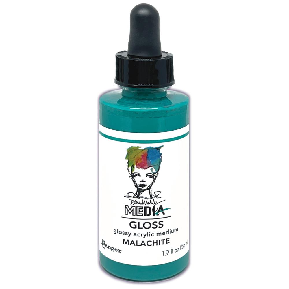 Dina Wakley MEdia Gloss Dropper Style - Malachite