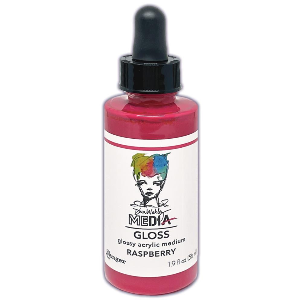 Dina Wakley MEdia Gloss Dropper Style - Raspberry