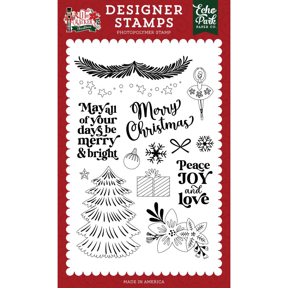 Echo Park Nutcracker Christmas Stamps - Decorative Garland