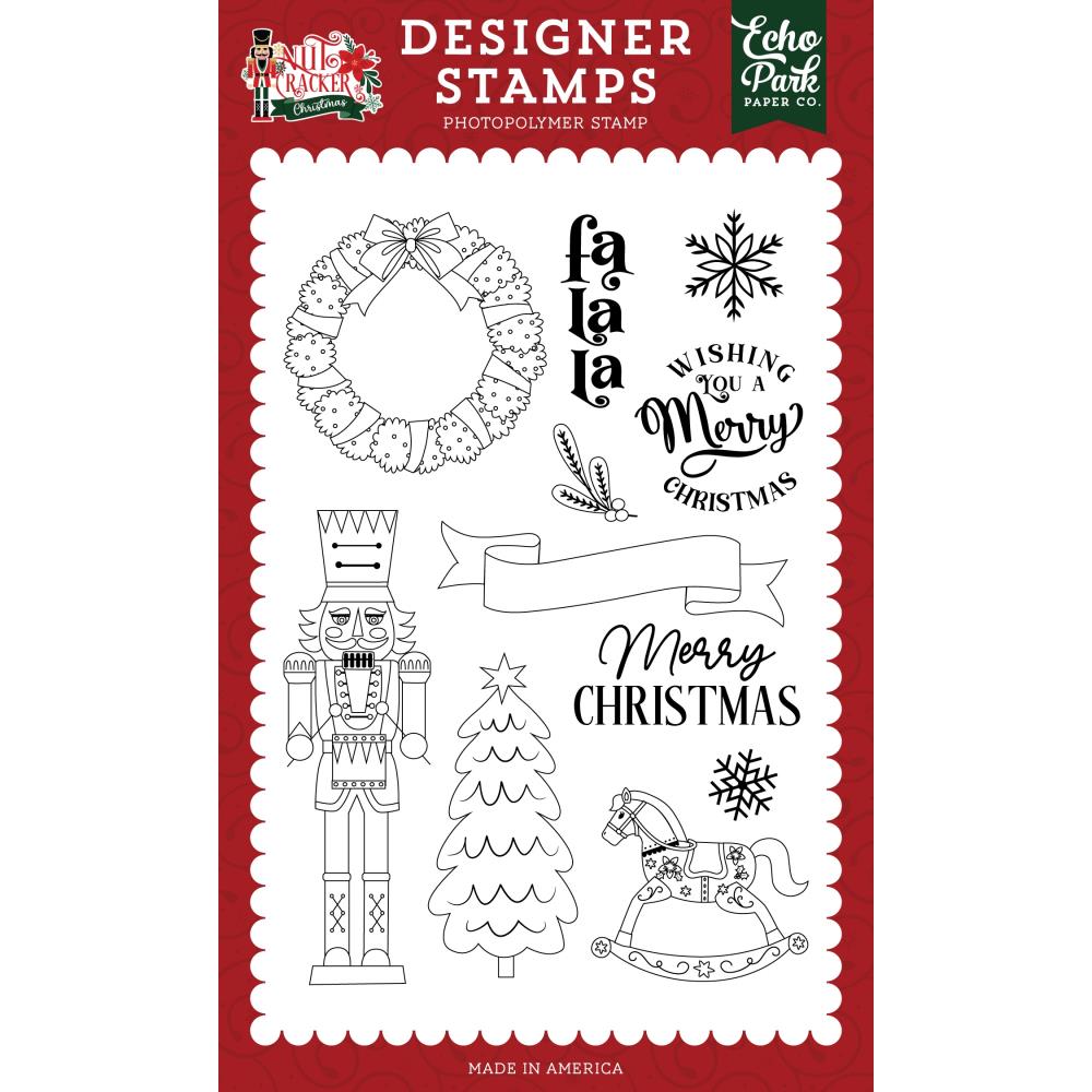 Echo Park Nutcracker Christmas Stamps - Nutcracker