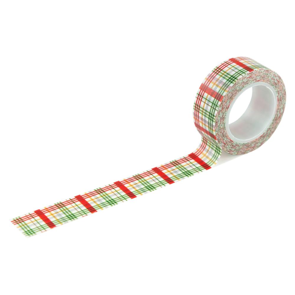 Echo Park Winnie The Pooh Christmas Washi Tape - Pooh Bear Plaid