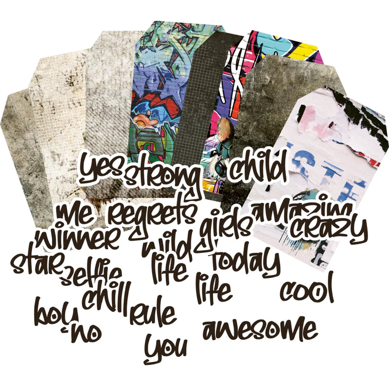 Uniquely Creative - Eclectic Grunge Tags & Titles