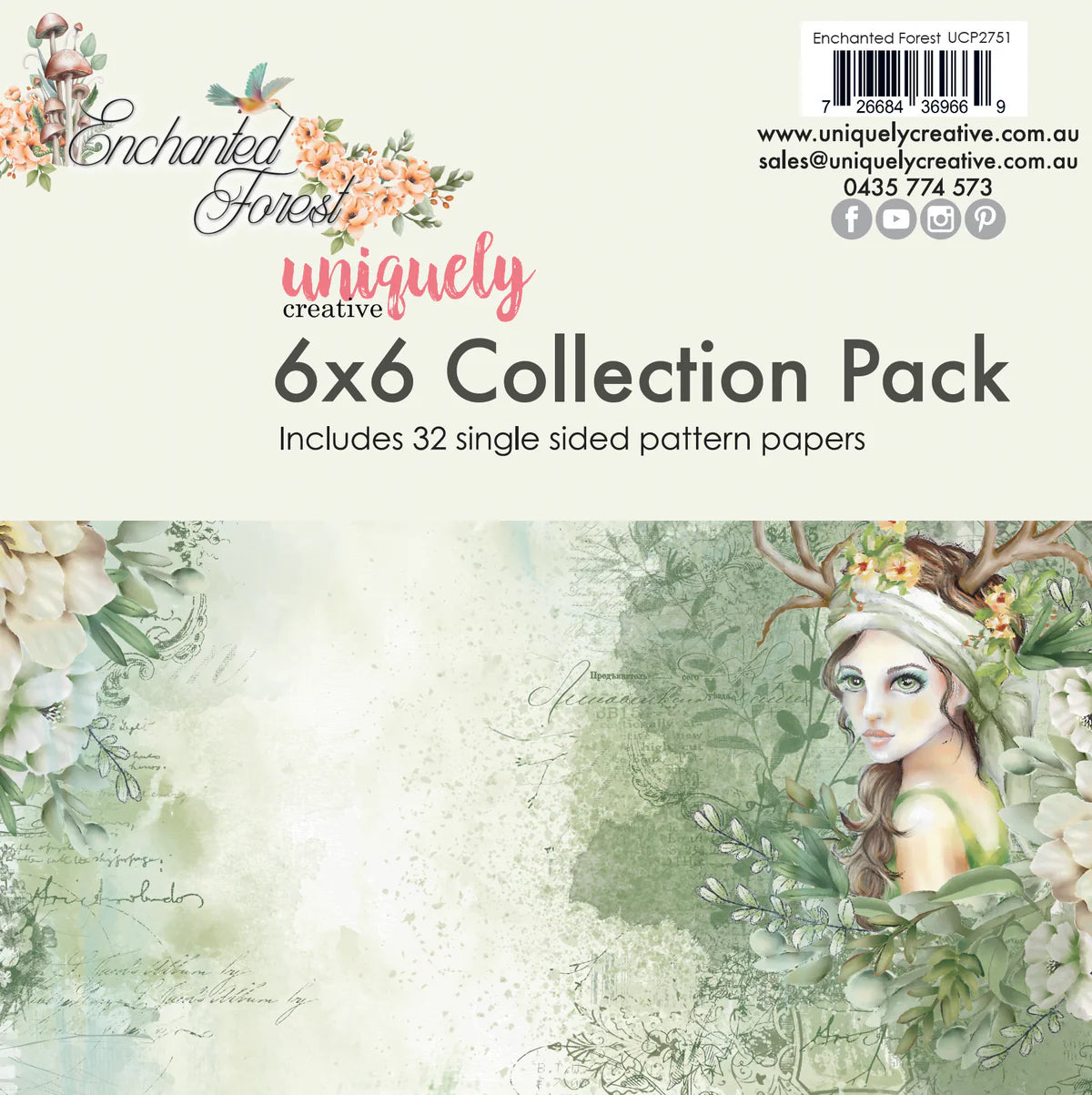 Uniquely Creative - 6x6 Collection Pack - Enchanted Forest