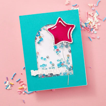 Spellbinders Glimmer Hot Foil Plate & Die - Birthday Sentiments