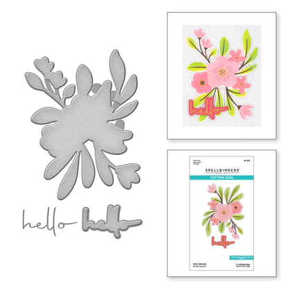 Spellbinders Stencil & Die Bundle - Hello Blooms