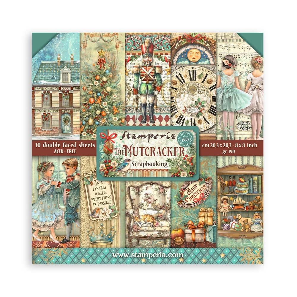 Stamperia Double-Sided Paper Pad 8x8 - The Nutcracker