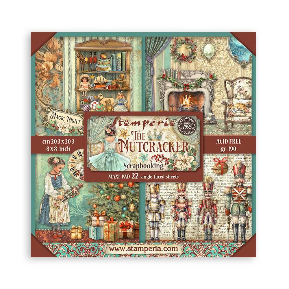 Stamperia Single-Sided Paper Pad 8x8 - The Nutcracker