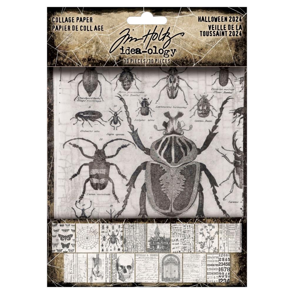 Tim Holtz Idea-ology Collage Paper Halloween