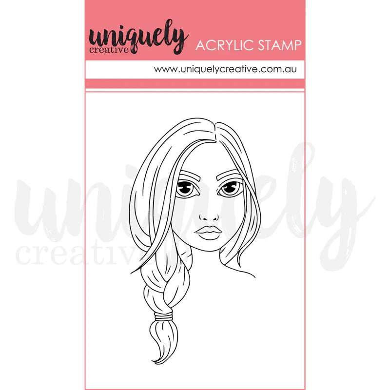 Uniquely Creative - Acrylic Mini Mark Making Stamp - Rose