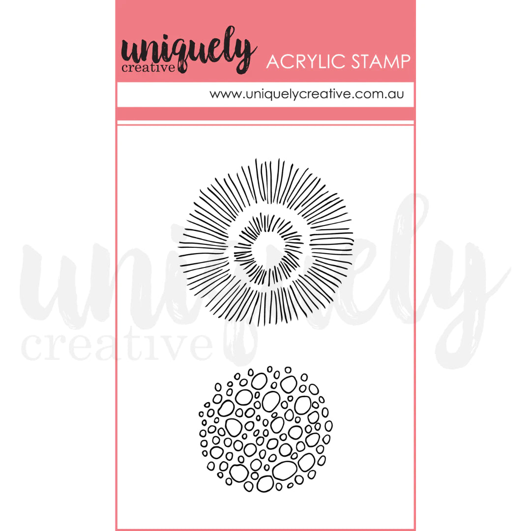 Uniquely Creative - Acrylic Mini Mark Making Stamp - Imprint Impressions