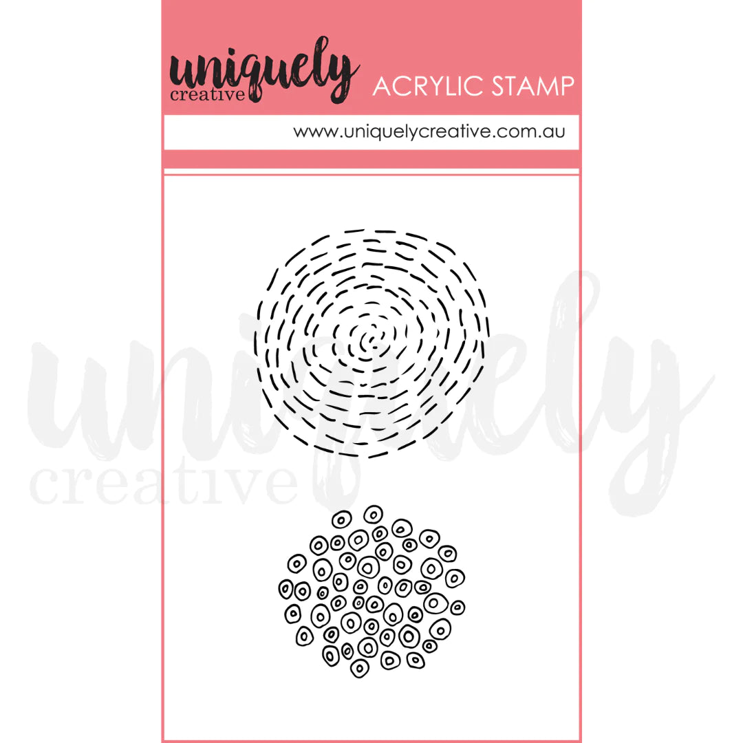 Uniquely Creative - Acrylic Mini Mark Making Stamp - Pattern Play