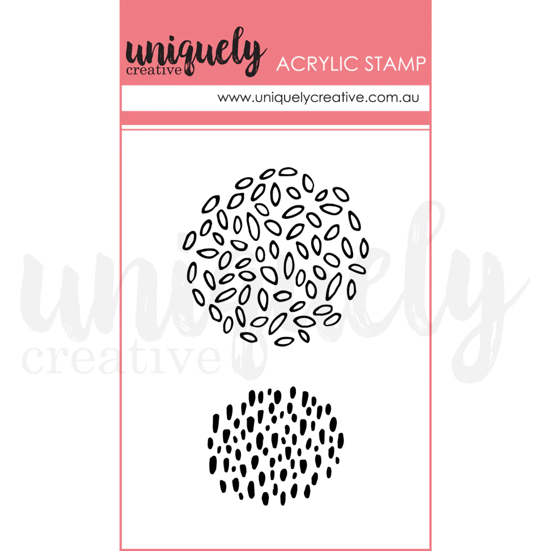 Uniquely Creative - Acrylic Mini Mark Making Stamp - Tiny Textures