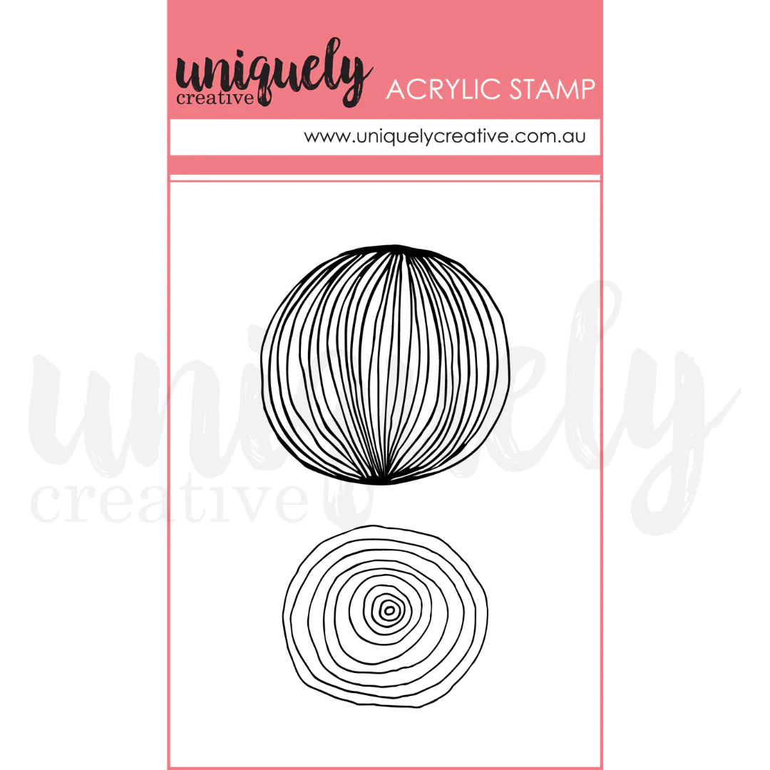 Uniquely Creative - Acrylic Mini Mark Making Stamp - Doodle Designs