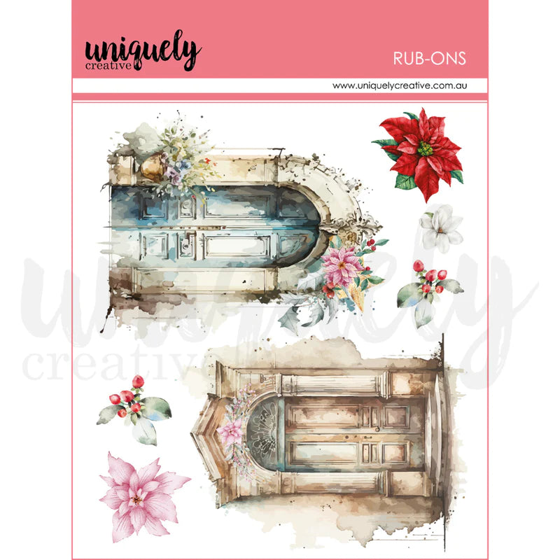 Uniquely Creative - Rub-Ons - A Christmas Dream Door
