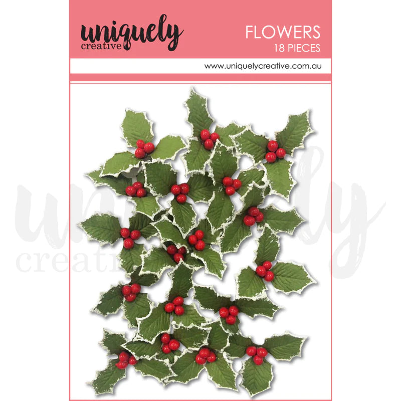 Uniquely Creative - Flowers - Christmas Holly Flowers
